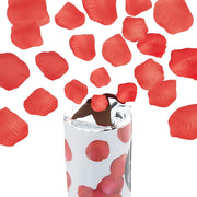 Trade Shop - Set 2 Tubi Sparacoriandoli Petali Rosa Rose Tubo Da 40 Cm Festa Party Matrimonio -