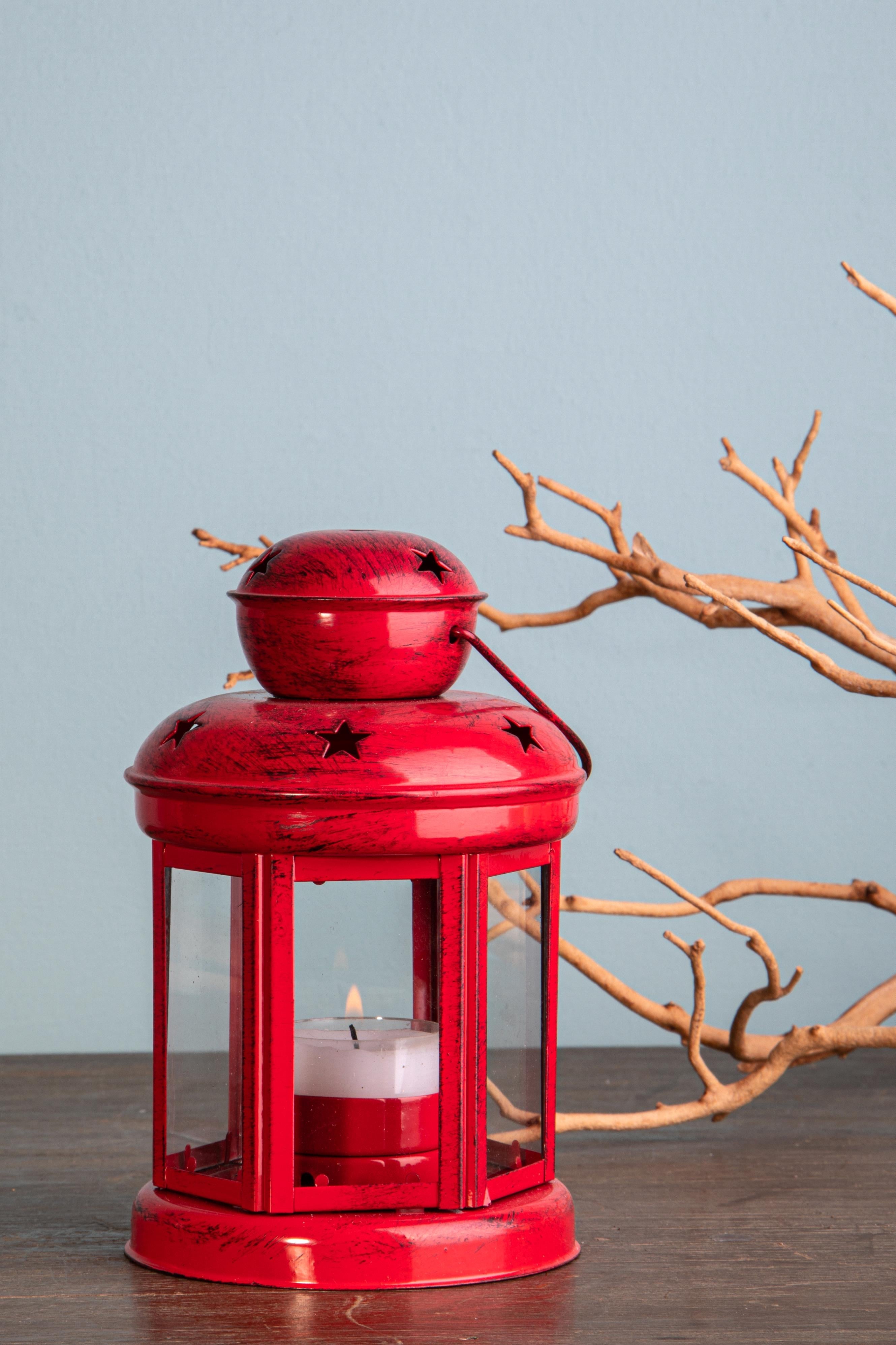 Set 3 Lanterne Rotonde Stelle 15x10 cm