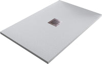 Piatto Doccia in Pietra 90x150 cm Bonussi Ardesia Stone Central Grigio