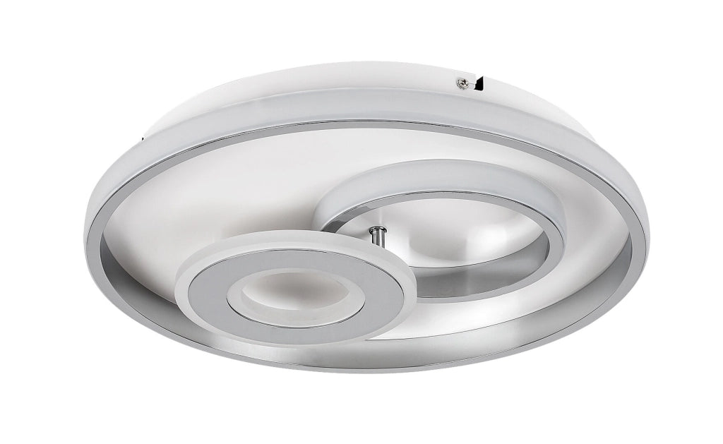 Plafoniera LED tonda 40cm 40W cromo Rabalux Celinda