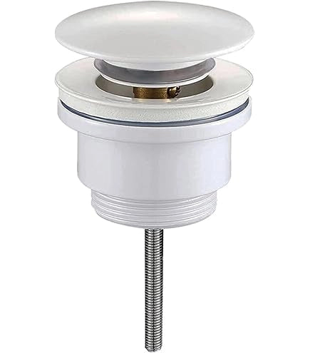 PILETTA CLICK CLACK TONDA UNIVERSALE- Bianco Opaco DH