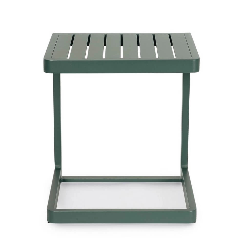 Set di 2 Tavolini da Esterno in Alluminio Verniciato 40x40 - DRYDEN
