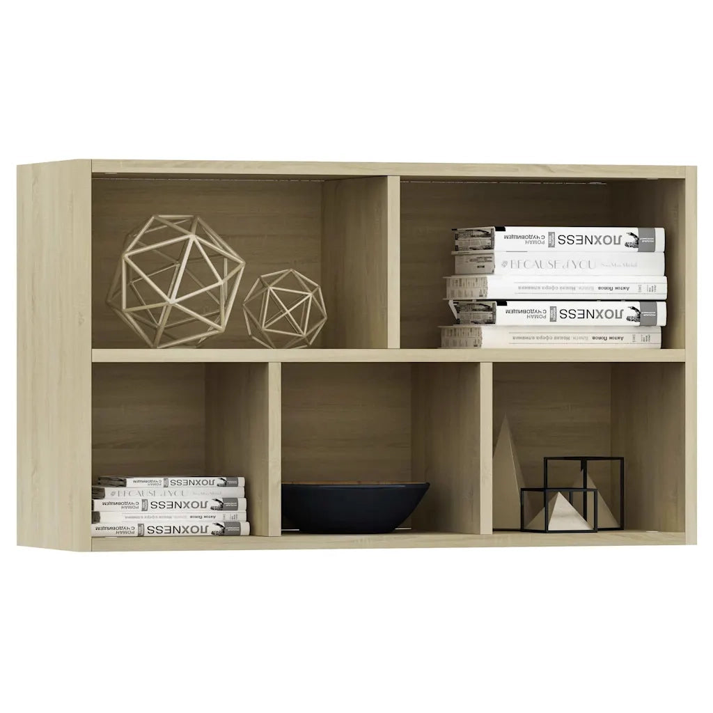 Libreria/Credenza Rovere Sonoma 50x25x80 cm Legno Multistrato 800165