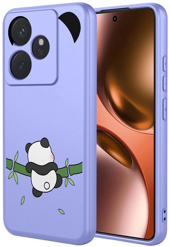 Custodia in silicone ultra-sottile - Resistente allo shock - Disegno elegante - Rivestimento TPU morbido - Copertura microfibra - Compatibile con Realme GT 7 5G - Custodia per telefono
