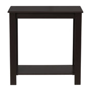 Tavolino da caffè tavolino laterale mobile contenitore MDF 61,3 cm marrone scuro 03_0006151
