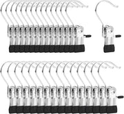 Grilletti - 30 pezzi per stivali, abbigliamento, asciugamani, calze - metallo nero