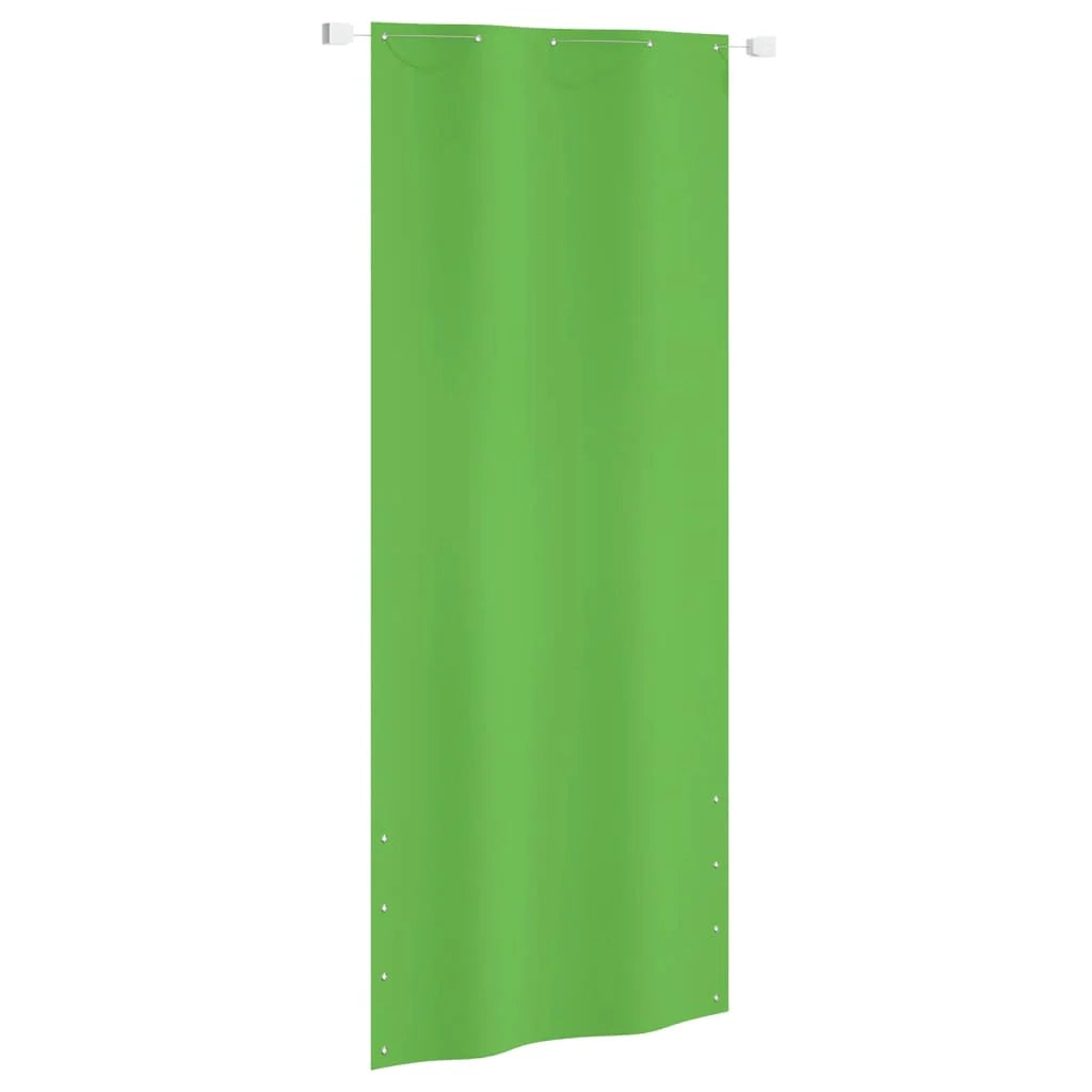 Paravento per balcone frangivista 100 x 240 cm tessuto Oxford verde chiaro 02_0010421