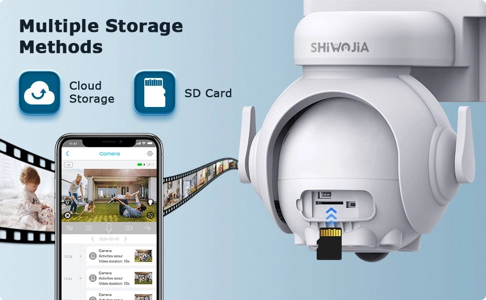 Telecamera Solare 4G/WIFI CCTV doppio obiettivo 12X INFRAROSSI Audio 2 vie Sensore PIR IP65 - ZENCOCCO