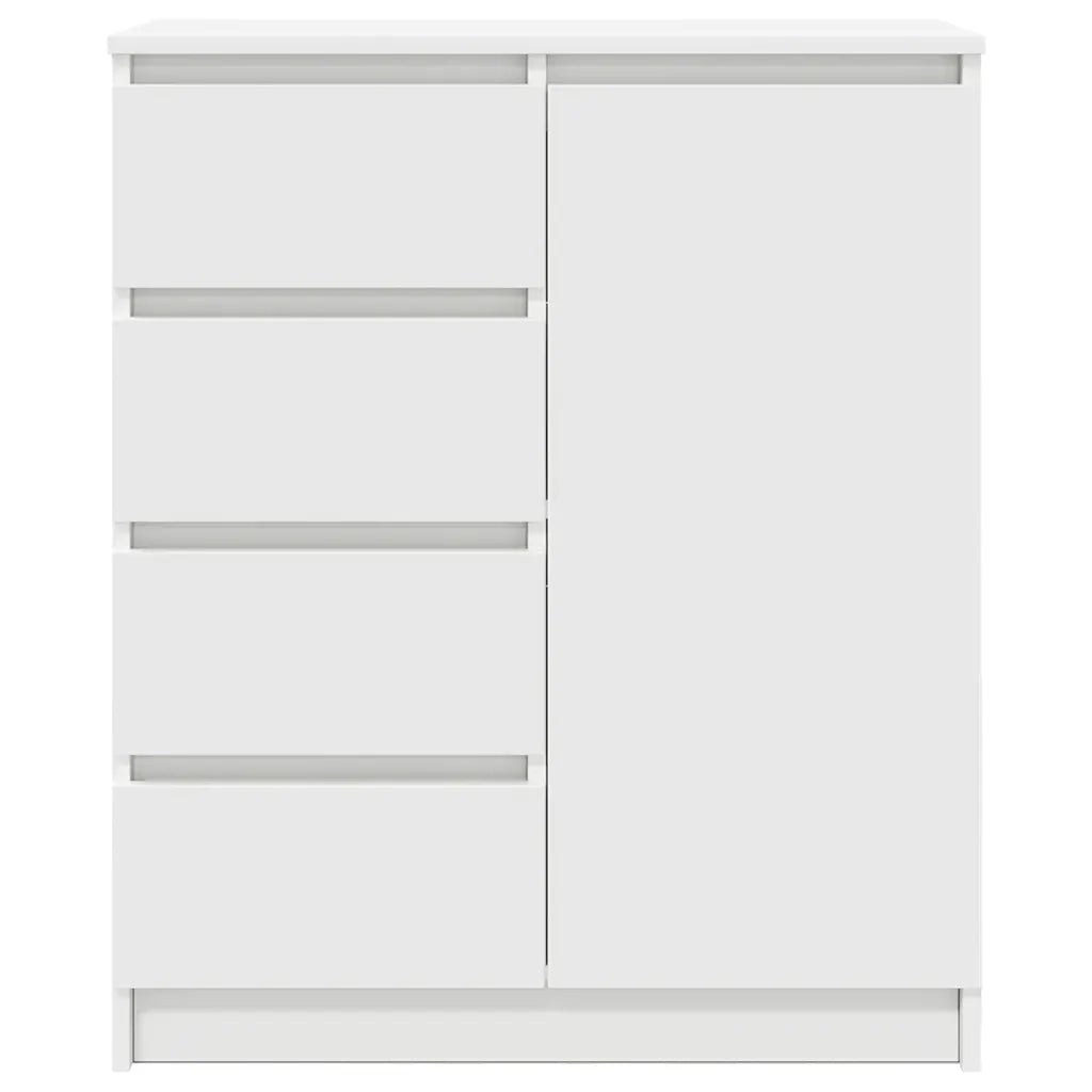 vidaXL Credenza con Cassetti Bianco 71x35x84 cm in Legno Multistrato