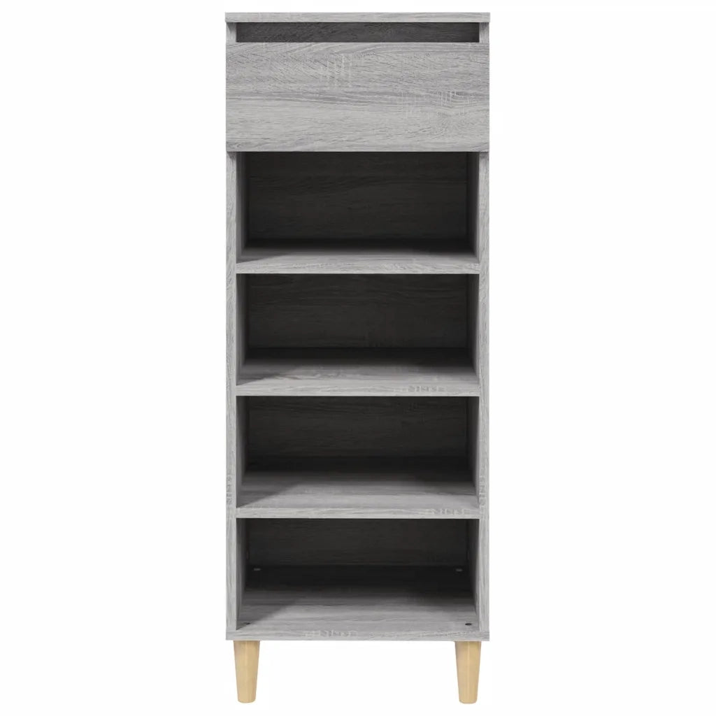 Scarpiera | Mobile per scarpe Grigio Sonoma 40x36x105 cm in Legno Multistrato