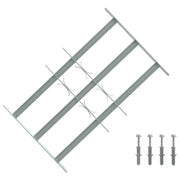 Griglia di Sicurezza per Finestra con 3 Traversine 3 pcs