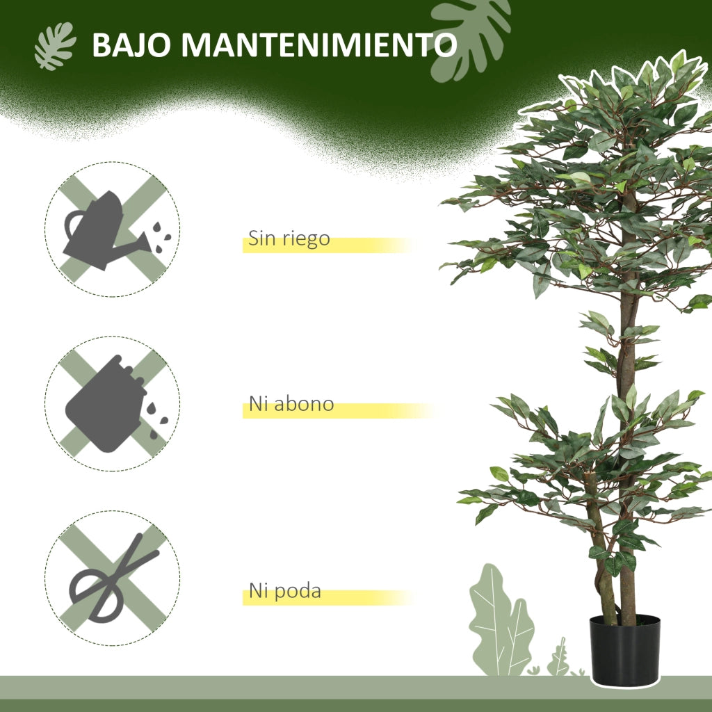 Pianta Artificiale Decorativa Verde ¨C zephmum ¨C con vaso 150 cm