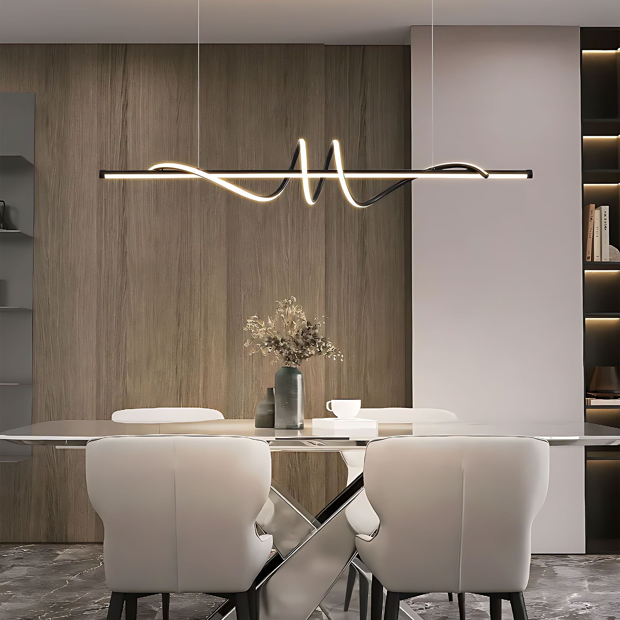 Lampa Wisząca Lhj023-cp 120 Cm Black