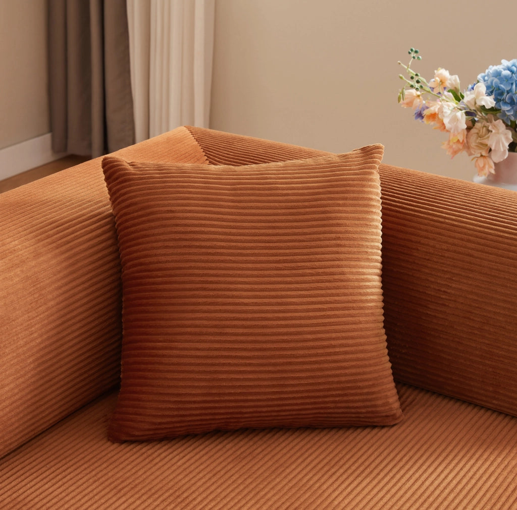 Divano letto pieghevole terracotta in schiuma con 2 cuscini
