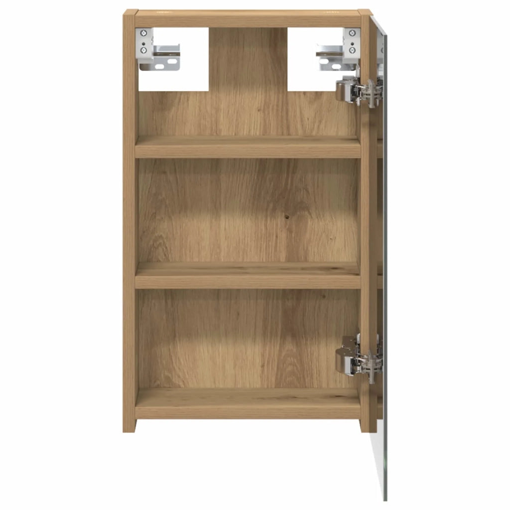 Mobiletto per specchio da bagno con porta Rovere Artigianale 889014