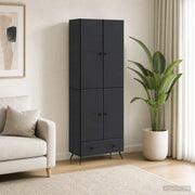 Set di armadi 2 pcs Nero Legno ingegnerizzato 3416854