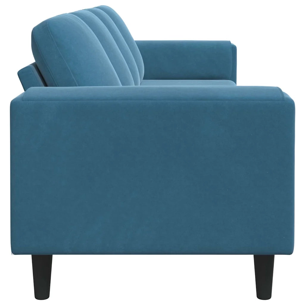 Set di divani Blu Velluto