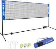 Racchetta da badminton portatile - 3 x 12 m - con borsa - impianto da badminton