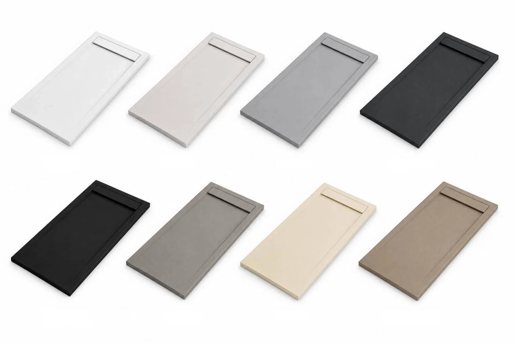 Piatto doccia OPALO 80x100 cm Cuoio griglia Cuoio