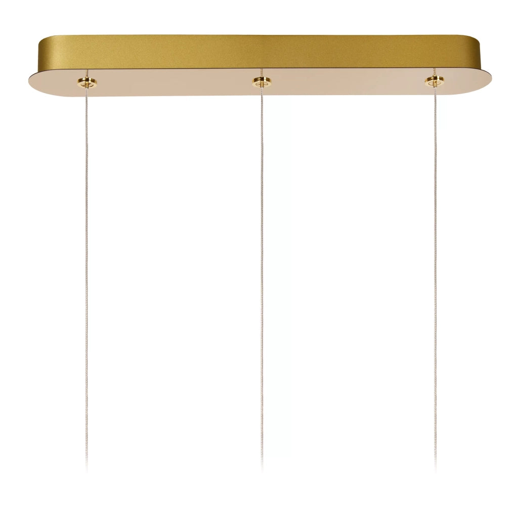 Lampada sospensione Cintra 3 sfere oro LED12,6W Lucide