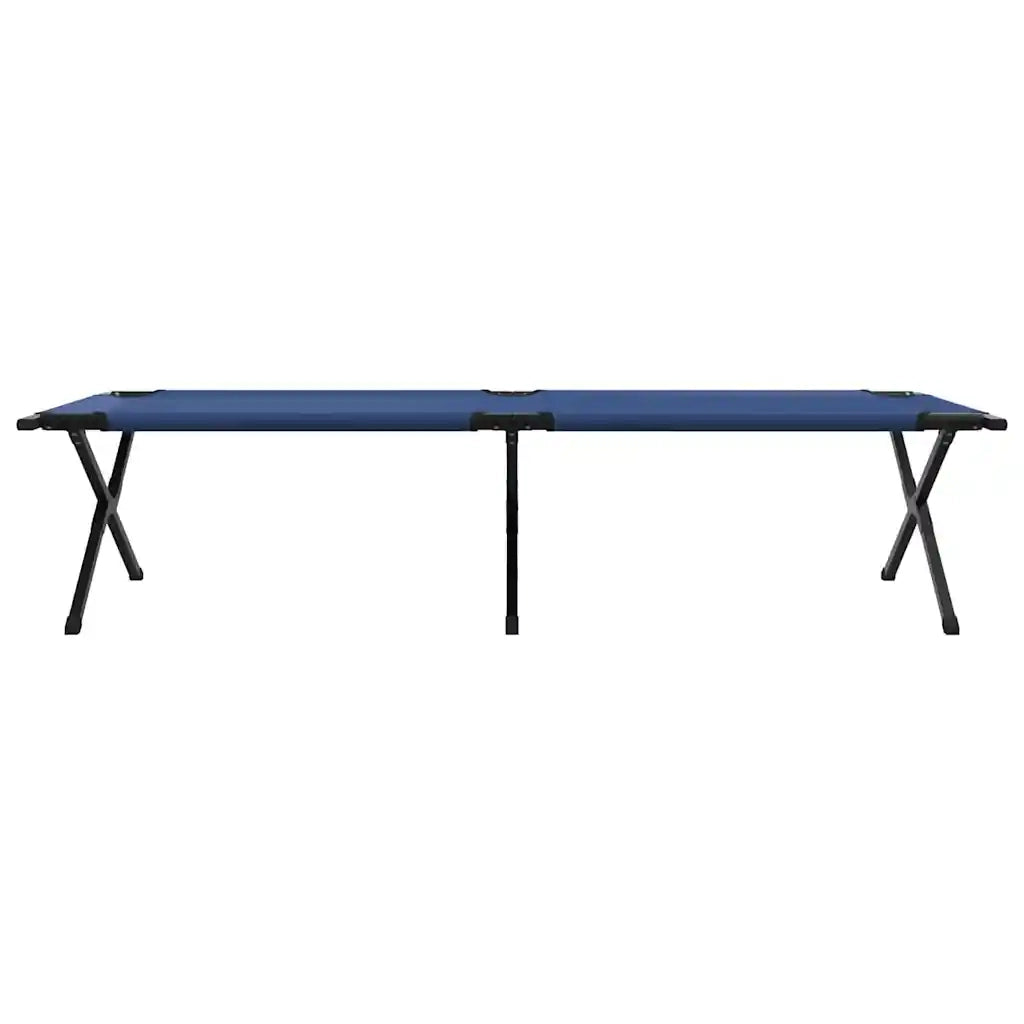 Letto da campeggio pieghevole Blu 210 x 80 x 46 cm CFW4287891