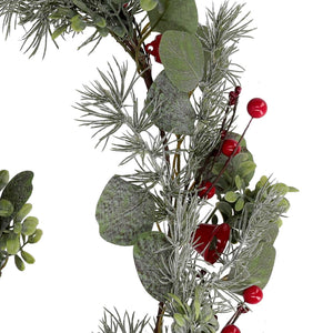 Festone campane rosso cm 150