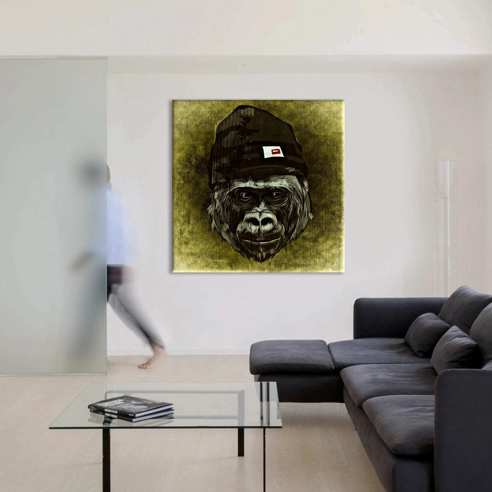 ABSTRACT 1102 - Quadro Canvas su telaio in legno Misura: 80x80 cm