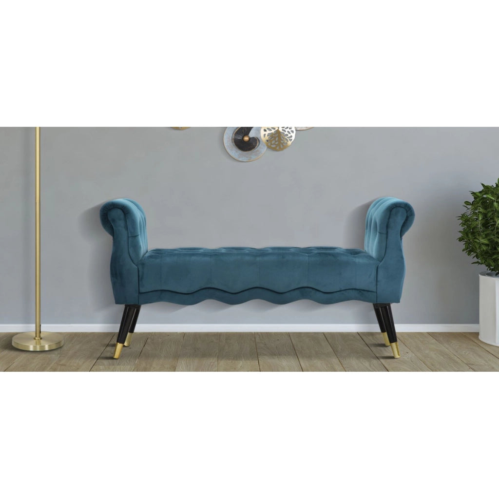 Panca VKH298, Ottanio, Legno, 120x40x60 cm