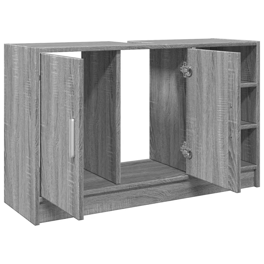 Mobile Lavabo Grigio Sonoma 90x29x55 cm in Truciolare 848127