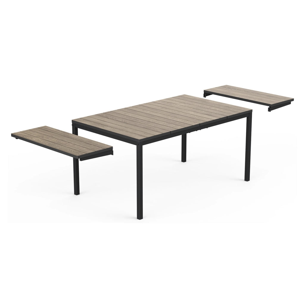 Hannibal, Tavolo da Esterno 8 Posti, 229x90x76h cm Marrone Noce