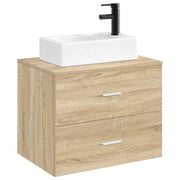 Lavabo da bagno Nero Opaco 45,5 x 25,5 x 13 cm Metallo CFW3829380