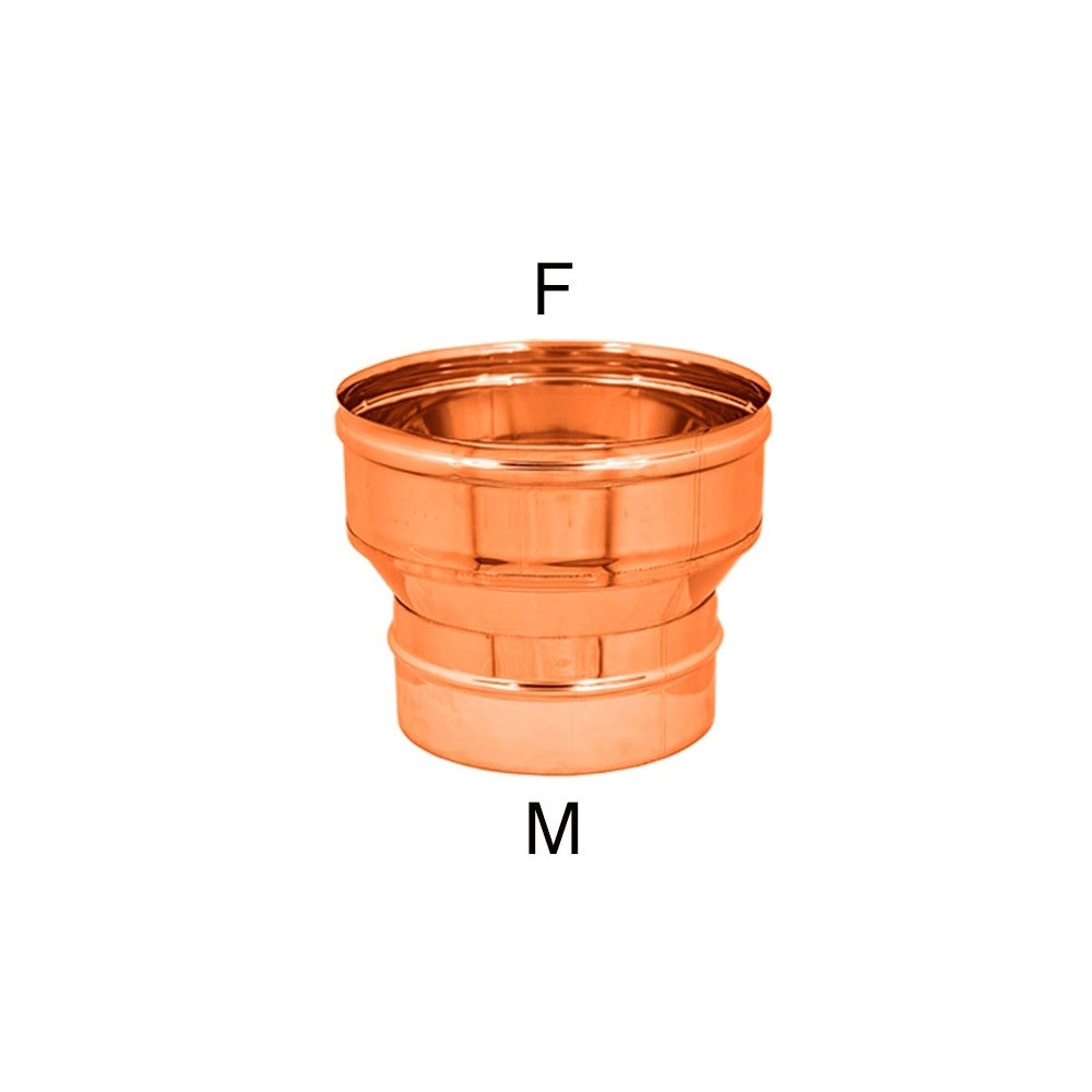 Aumento in rame da m 130 a f variabile, diametro 140mm