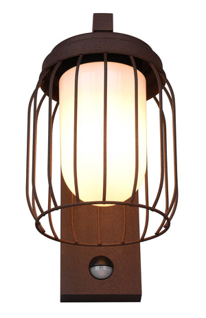 Applique da Esterno Attacco E27 in Alluminio Pressofuso Ruggine