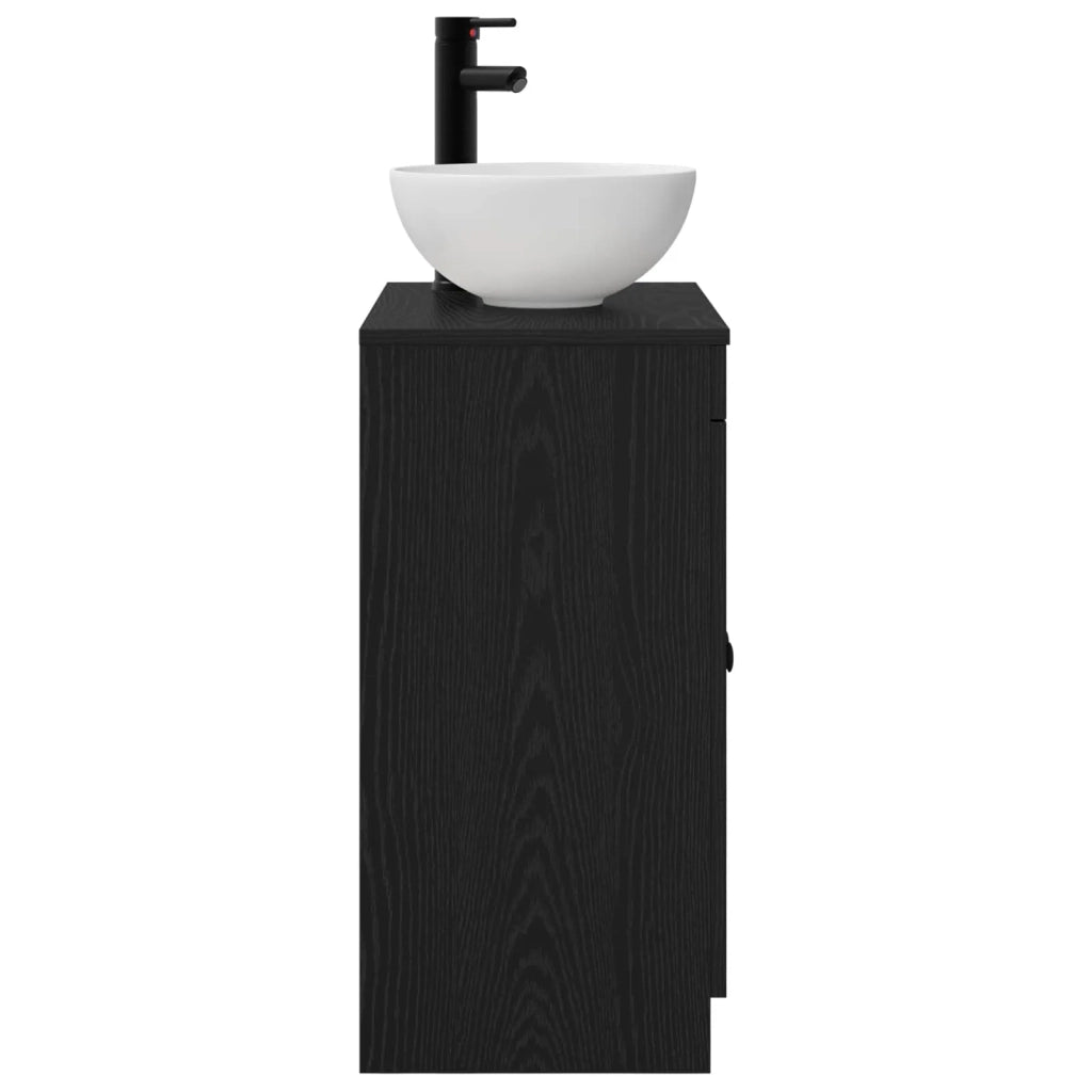 Mobile da bagno con lavabo Nero 54 x 35 x 83 cm 890115