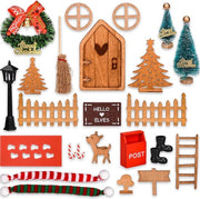 Accessori per porta segreta di Natale - set di accessori per porta segreta di Natale
