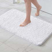 Mattezza per bagno in microfibra antiscivolo per bagno e soggiorno 70x120 cm Bianco
