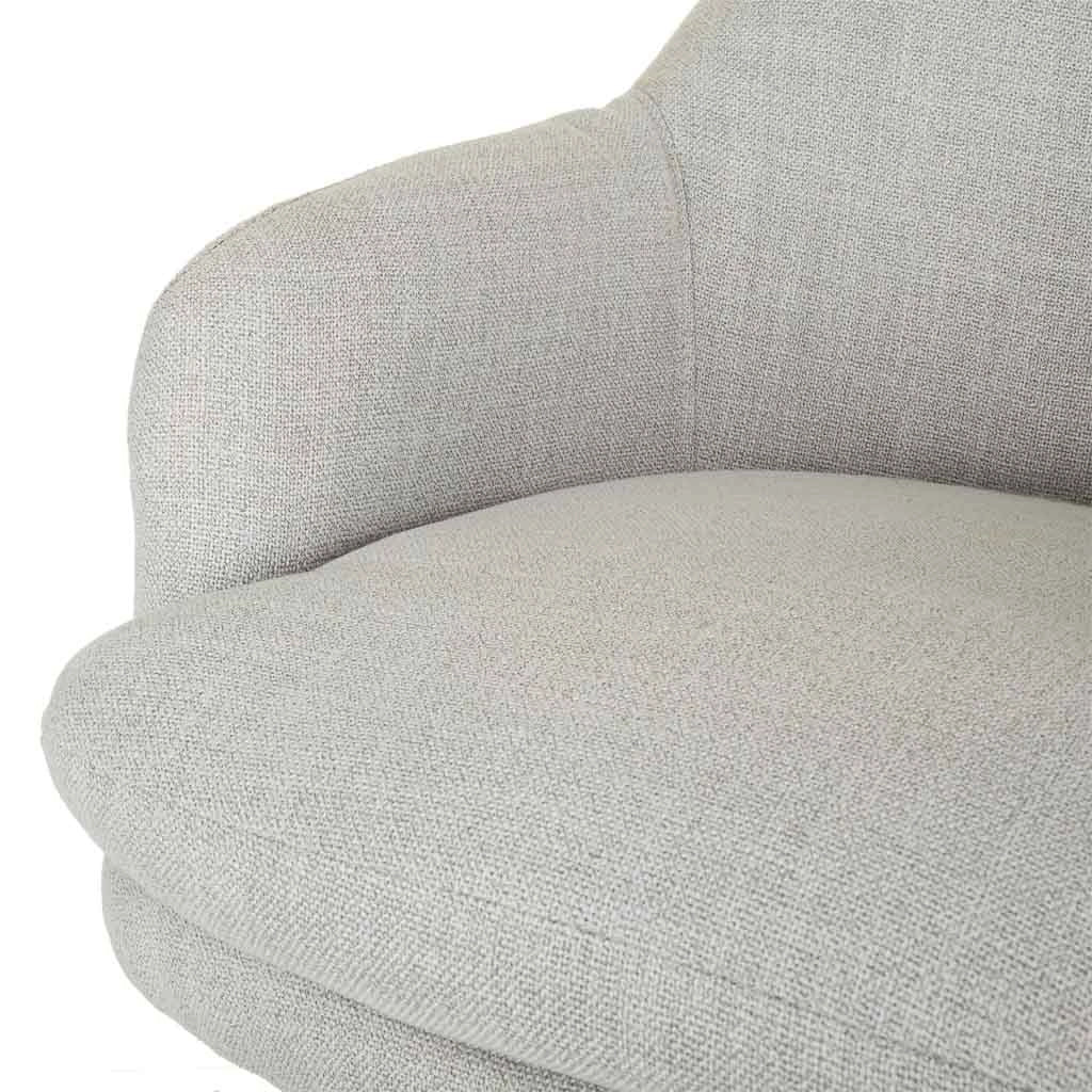 Sedia in legno e imbottita con ruote 60x60x40/93h cm