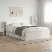 Testata del letto Bianco Lucido Legno ingegnerizzato 8001223