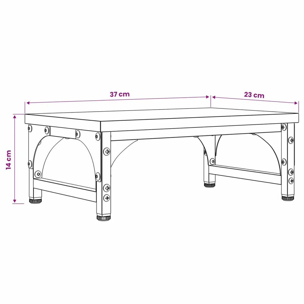 Supporto per Monitor Legno antico 37 x 23 x 14 cm PB 8010884
