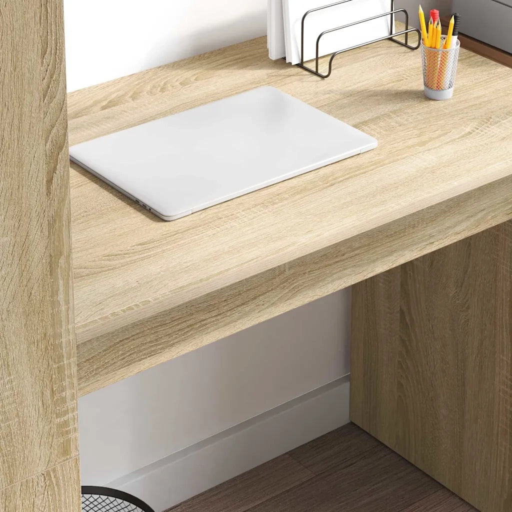 Scrivania Rovere Sonoma 113 x 54 x 120 cm Legno multistrato 869276
