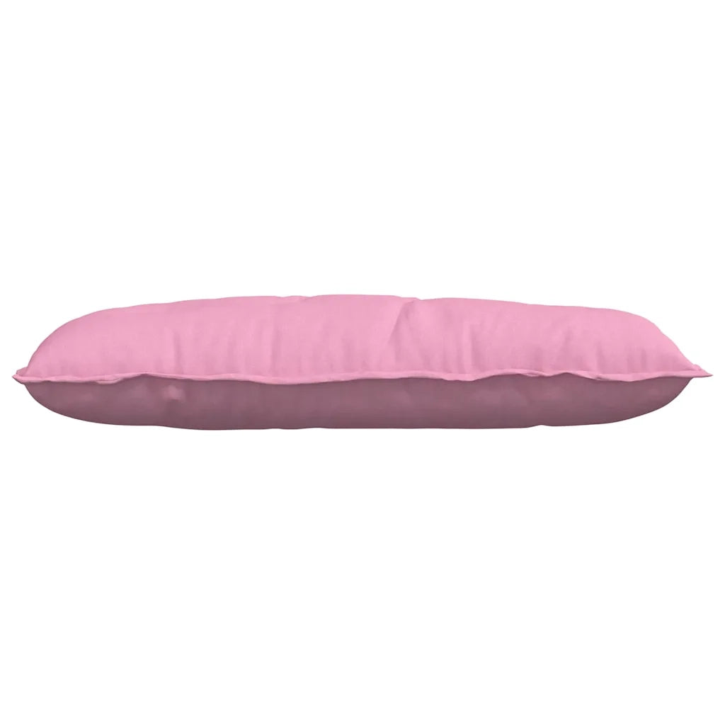 Cuscino per Schiena Rosa 100 x 19 x 50 cm Tessuto