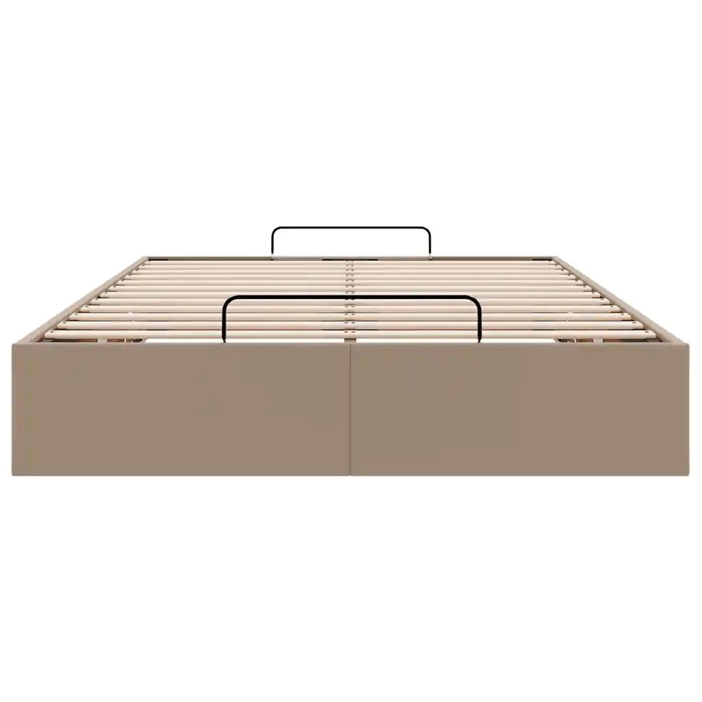 Struttura Letto Pouf senza Materasso 120x200 cm Similpelle 3310798
