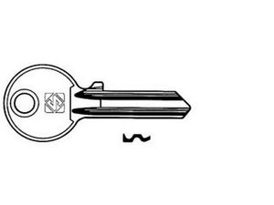 chiavi per cilindri ala 5 spine piccole aa2r - aa2r sx cod:ferx.fer50449