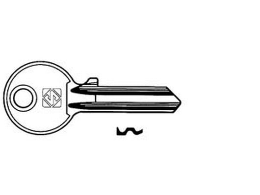 chiavi per cilindri ala 5 spine piccole aa2r - aa2r sx cod:ferx.fer50449