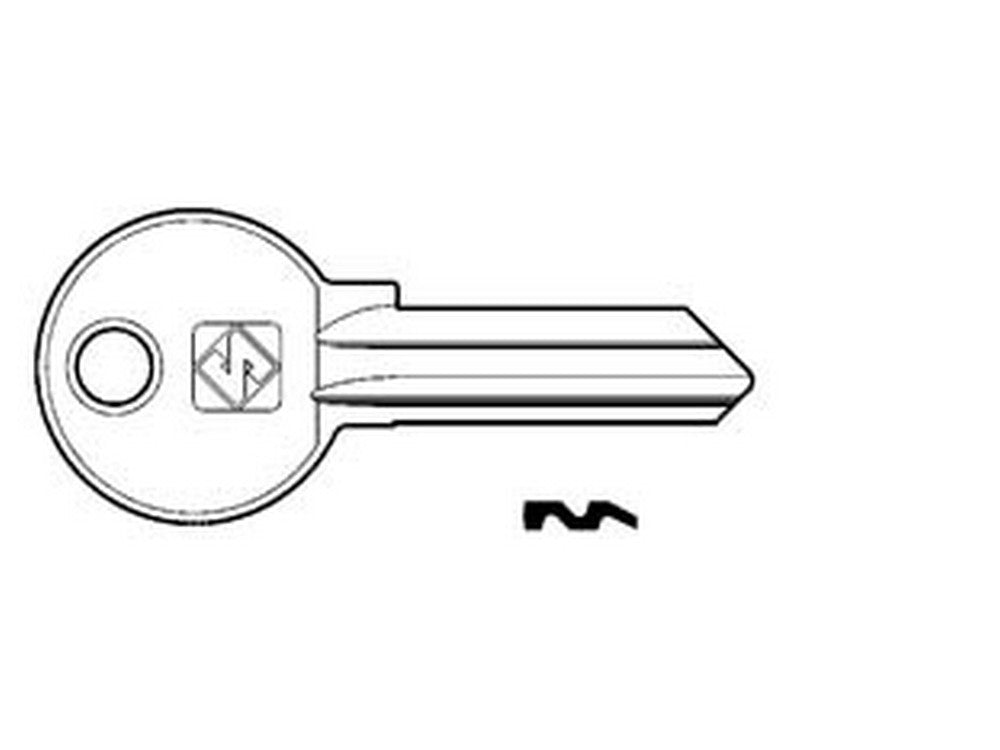 chiavi per cilindri corbin 5 spine grandi cb5 - cb5 dx  cod:ferx.fer51514