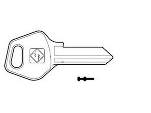 chiavi per cilindri fasem 4 spine grandi fm1 - fm1 cod:ferx.fer52412