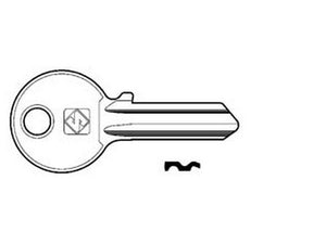 chiavi per cilindri iseo 4 spine grandi ie224 - ie224 dx  cod:ferx.fer52948