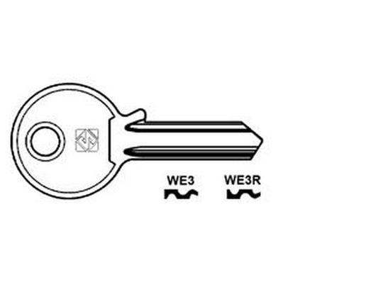 chiavi per cilindri 5 spine piccole - we3 dx cod:ferx.fer54973