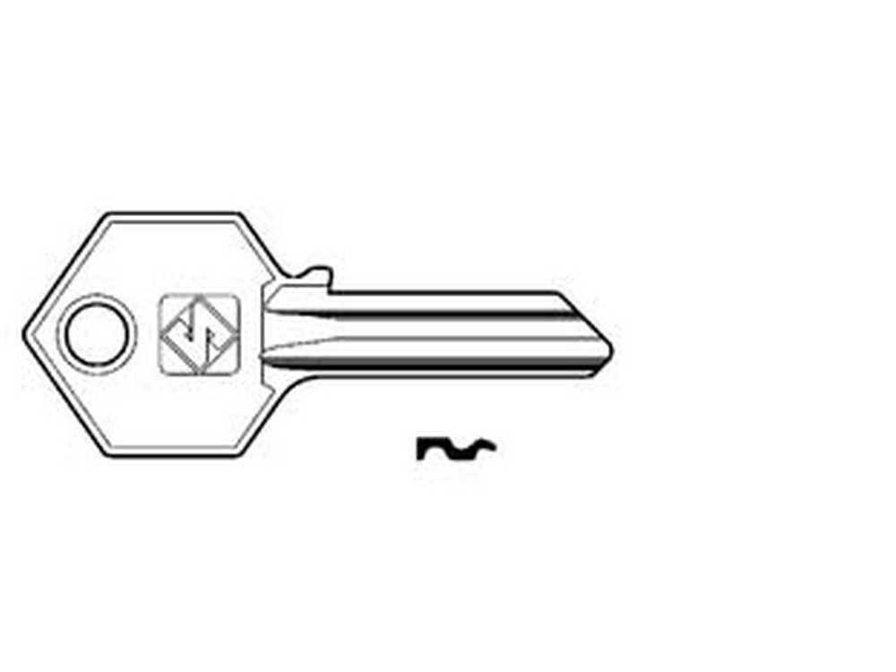 chiavi per cilindri yale 5 spine piccole ya7 - ya7 dx cod:ferx.fer55079