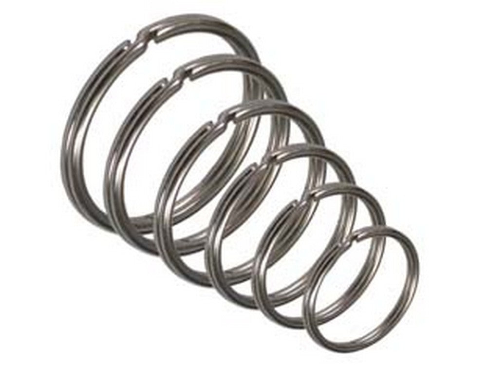 anello per chiavi in acciaio nichelato - ø mm.30 cod:ferx.fer12607